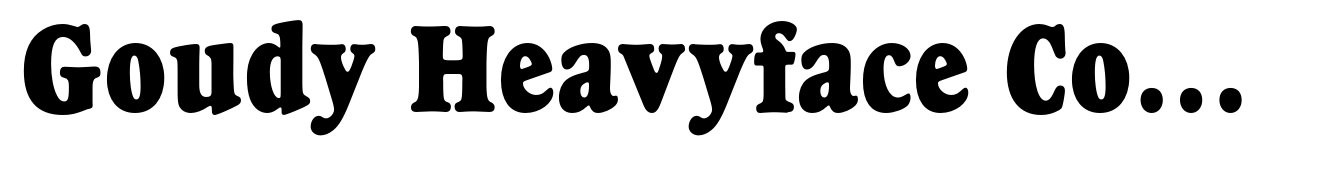Goudy Heavyface Condensed (D)